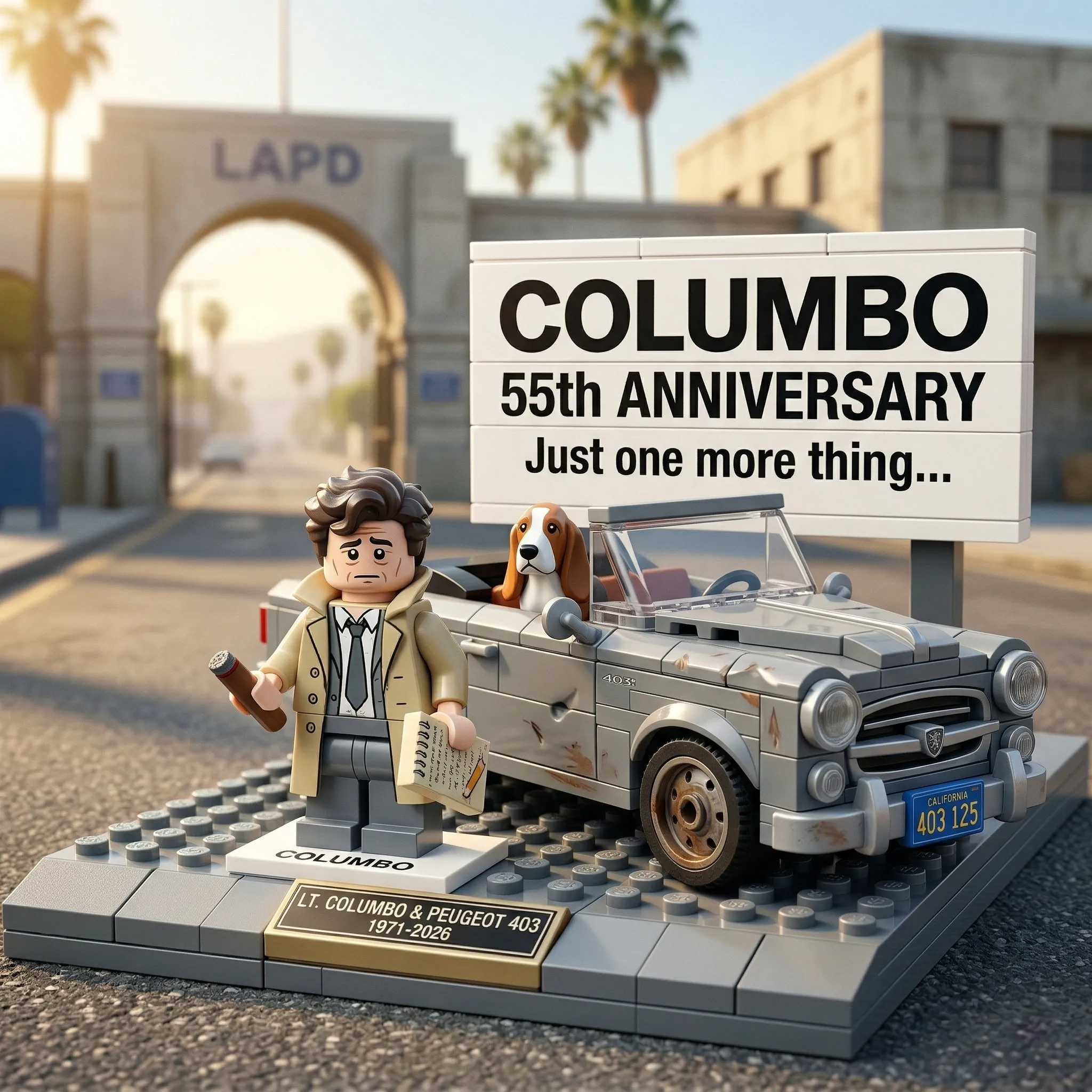 The Columbo 55th Anniversary Collector Brick Edition