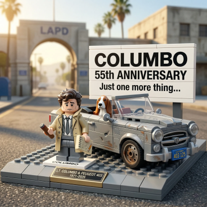 The Columbo 55th Anniversary Collector Brick Edition