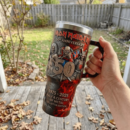 Iron Maiden 50th Anniversary Commemorative Tumbler