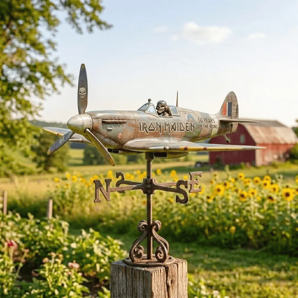 Iron Maiden 50th Anniversary Commemorative Garden Wind Spinner