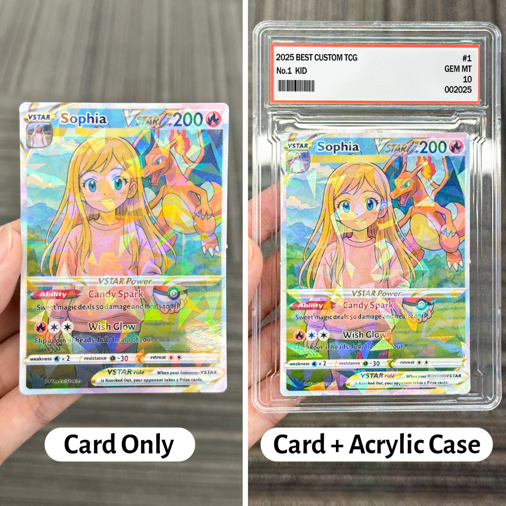 50% OFF🤩Personalized Kid Anime Art Trading Card