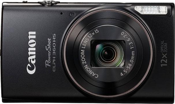 PowerShot ELPH 360 HS Digital Camera (Black)