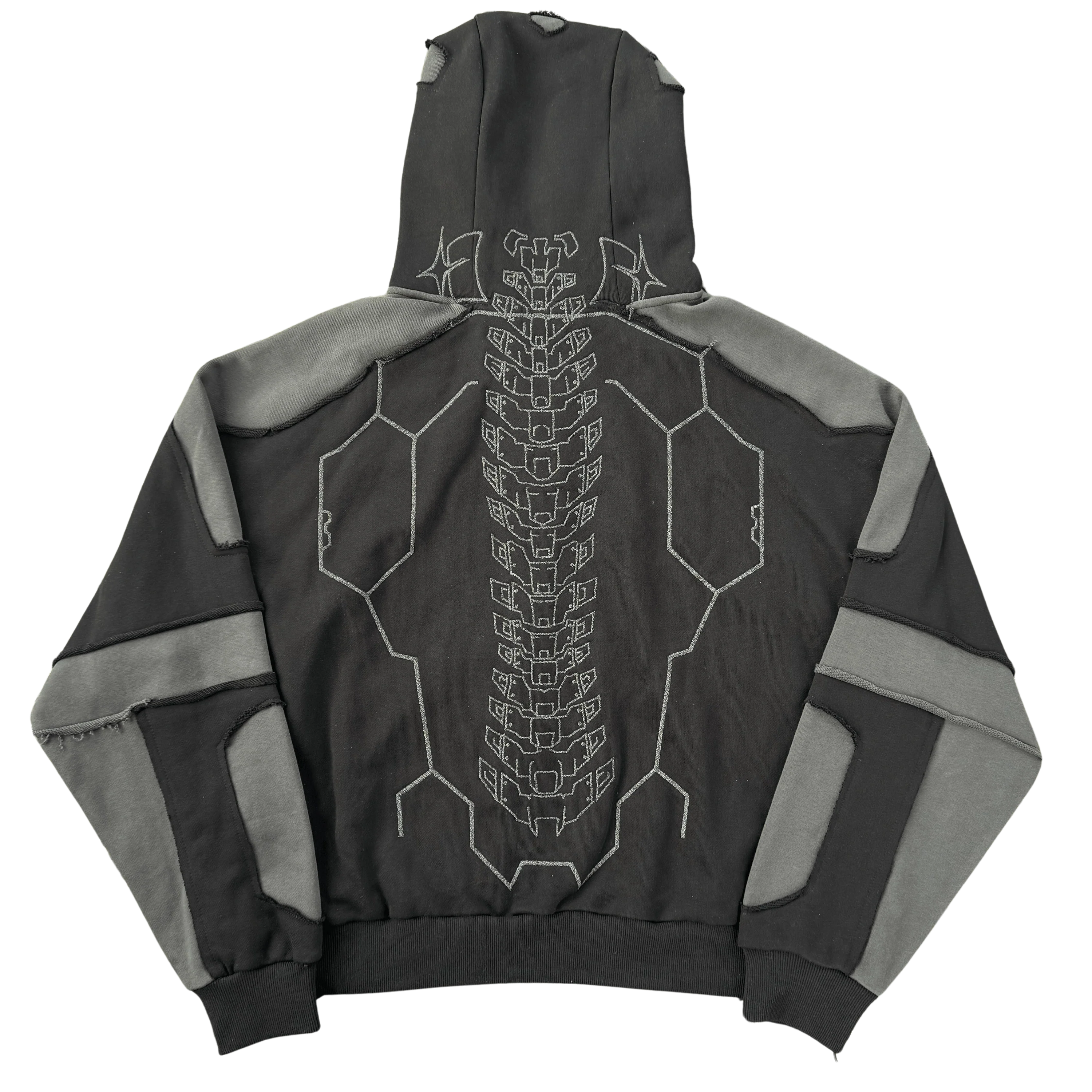  ZERO HOODIE V3 - CHARCOAL - (REFLECTIVE)