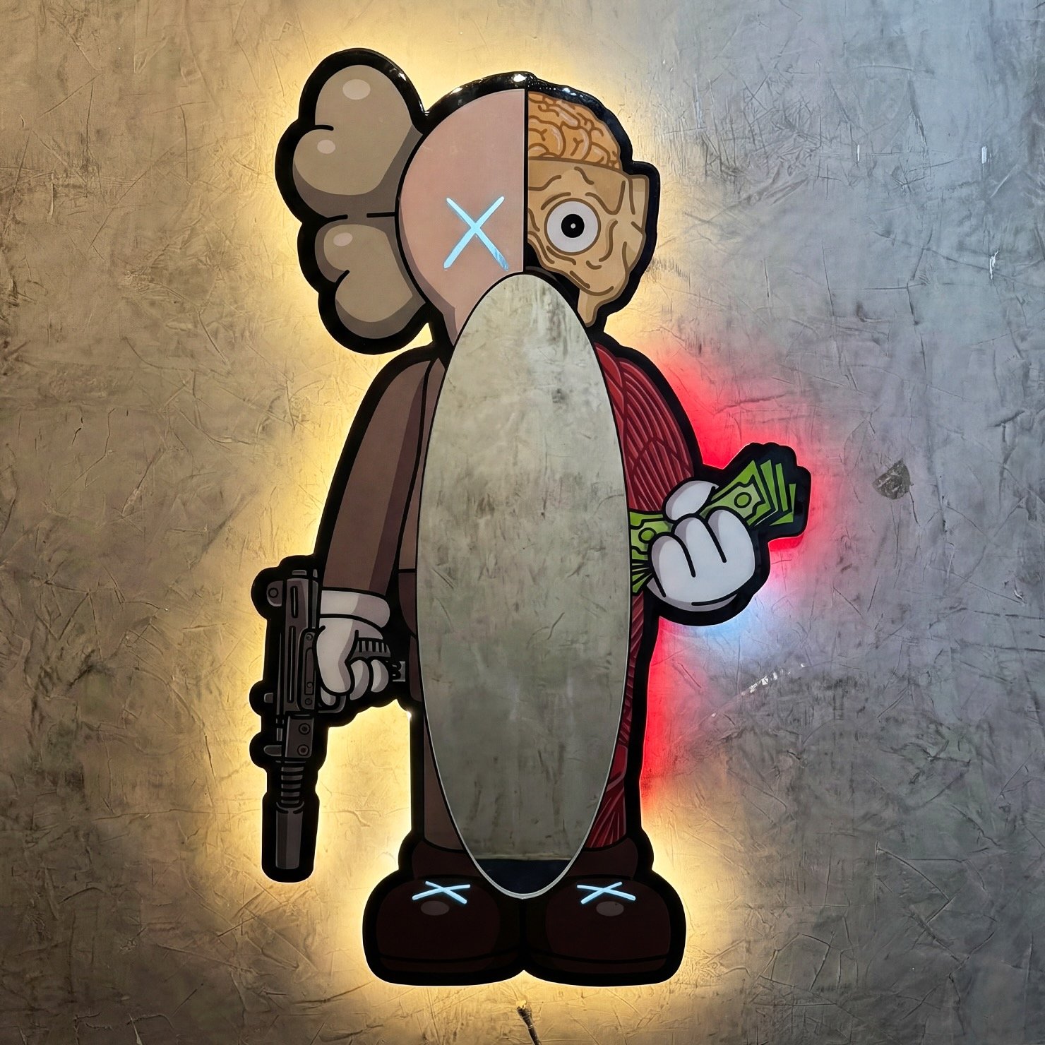 Espejo KAWS Anatomy