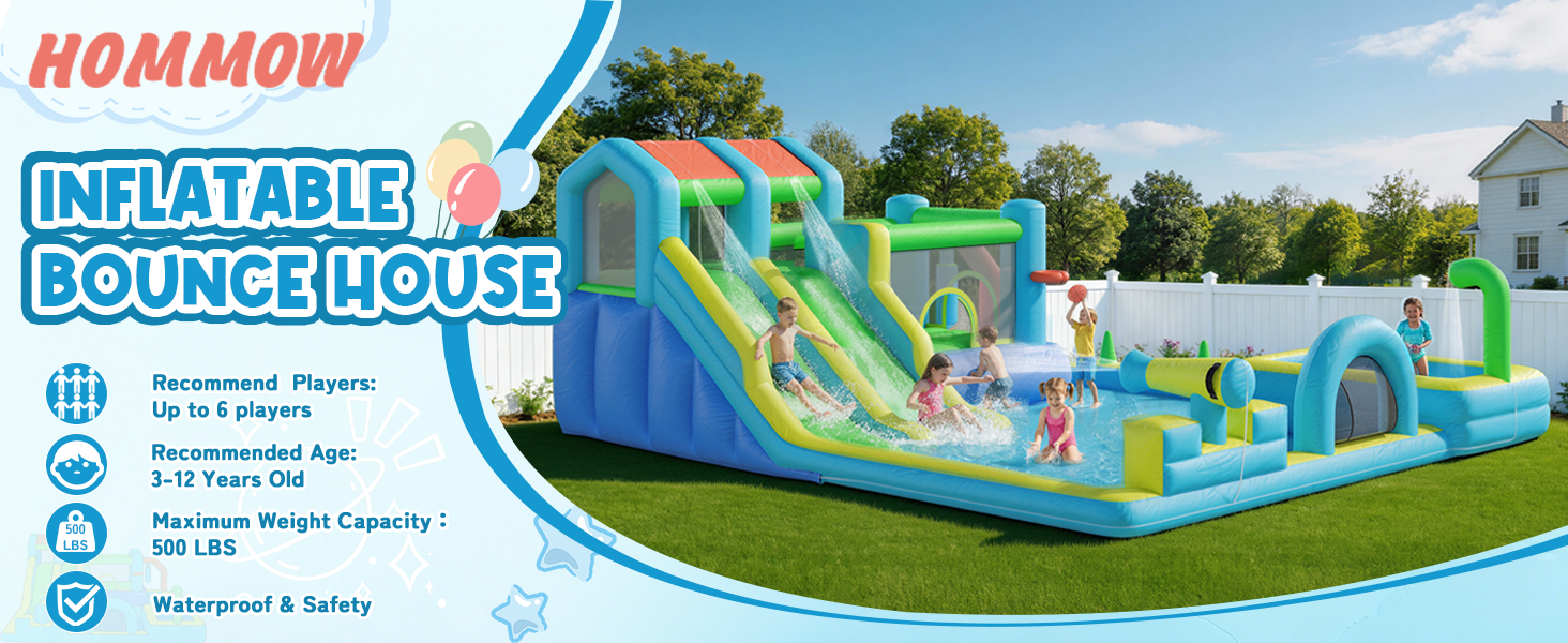 water slide bounce house