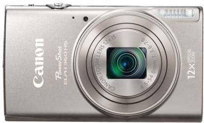 PowerShot ELPH 360 HS Digital Camera (Silver)