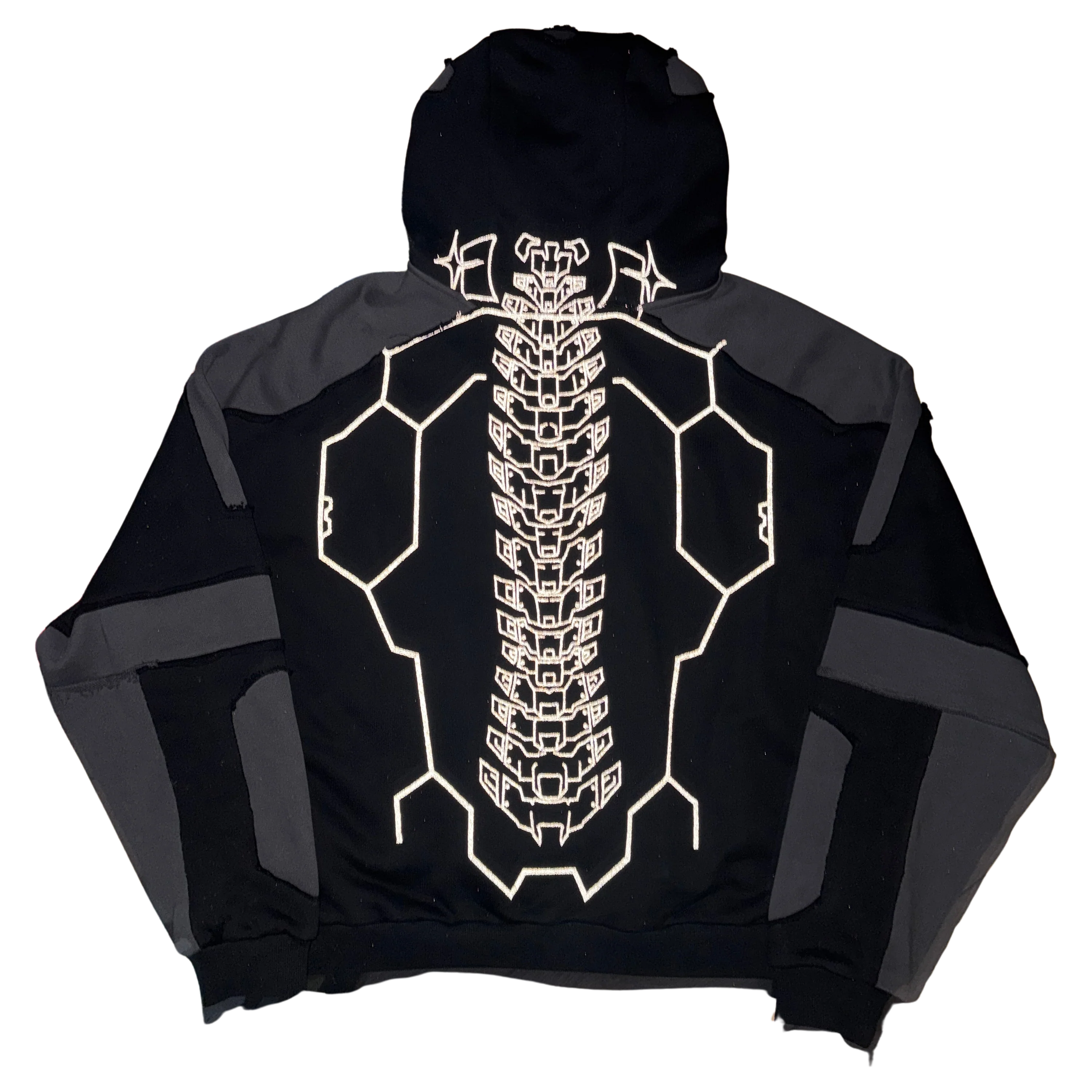  ZERO HOODIE V3 - CHARCOAL - (REFLECTIVE)