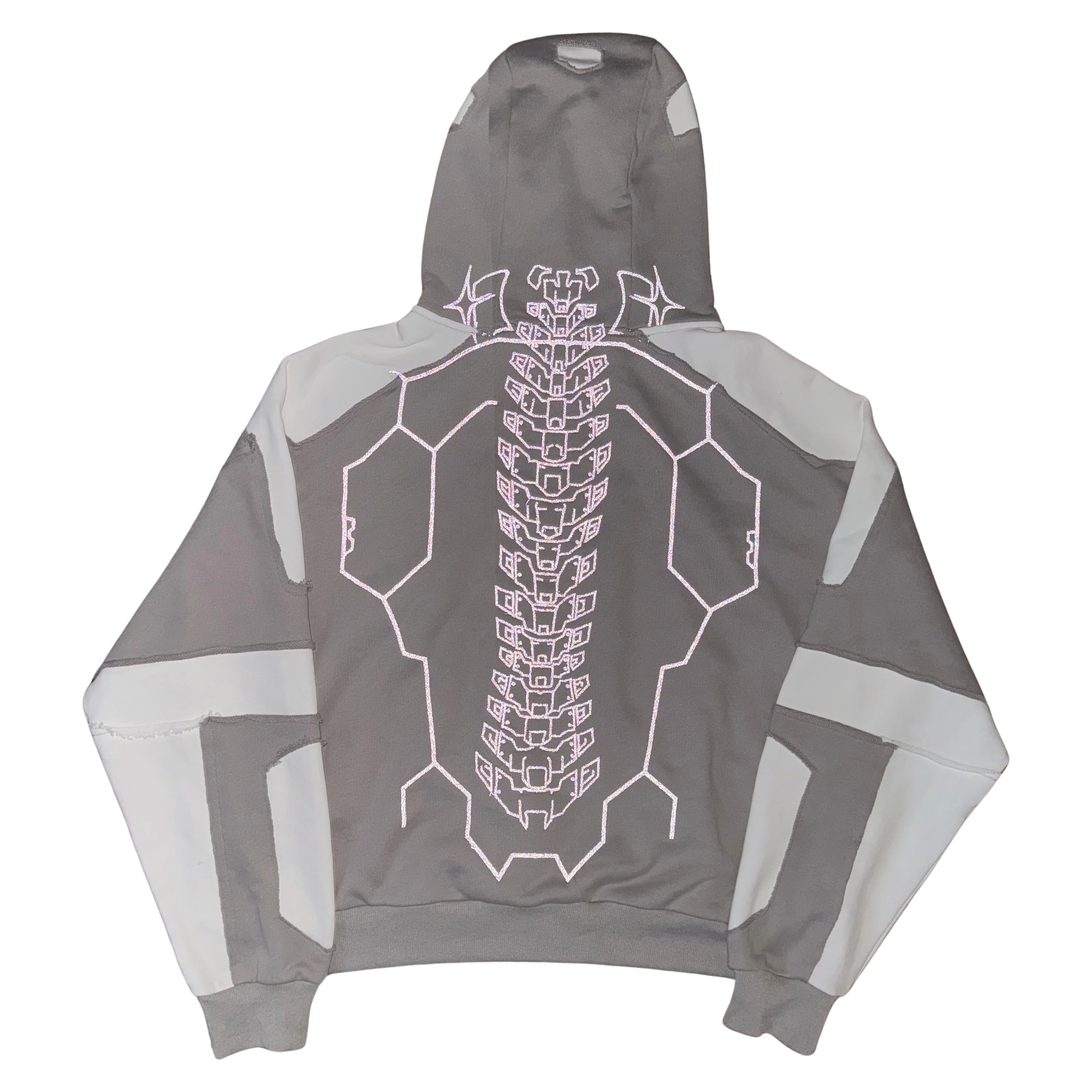 ZERO HOODIE V3 - SILVER - (REFLECTIVE)