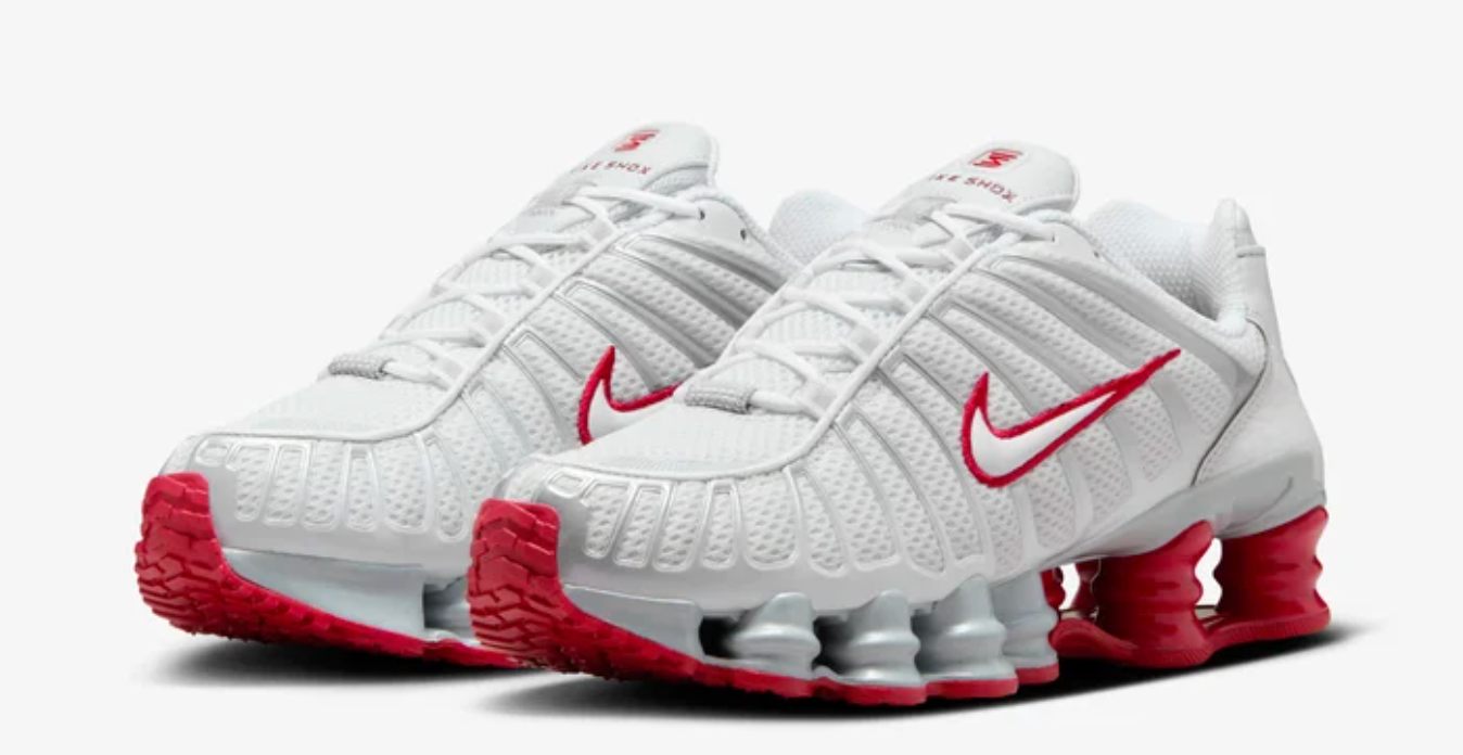Scarpe Nike Shox TL - Platinum Tint/Gym Red