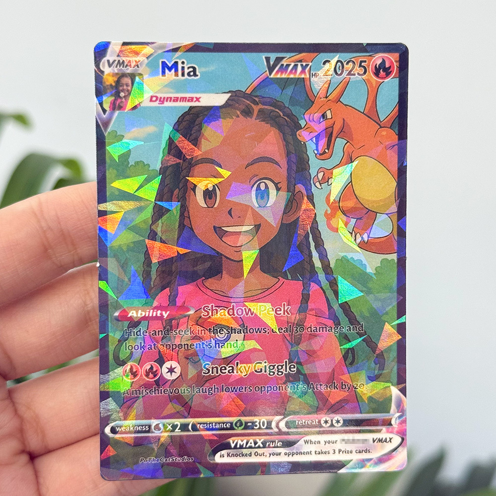 50% OFF🤩Personalized Kid Anime Art Trading Card