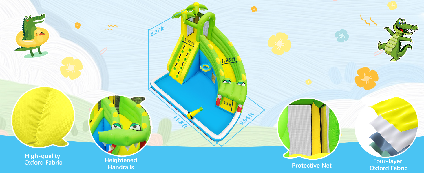 inflatable water slide
