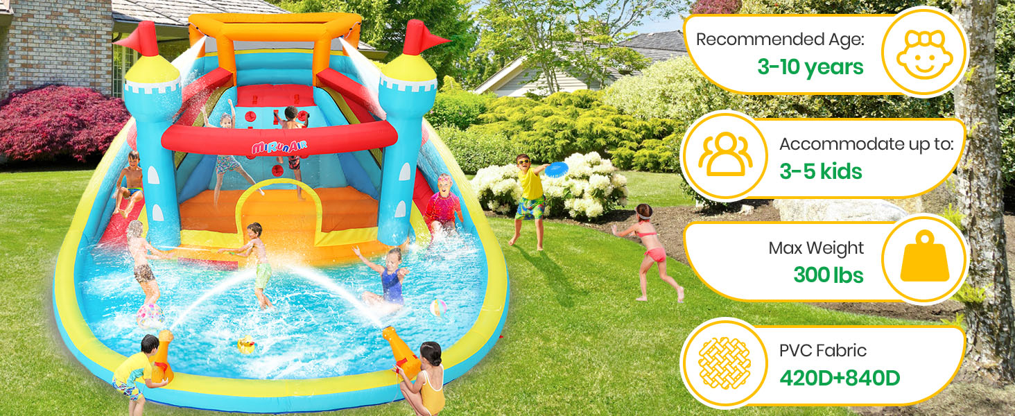 inflatable water slide