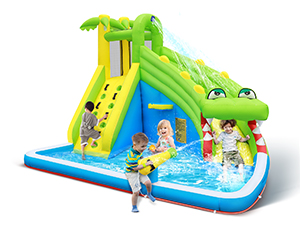 crocodile water slide