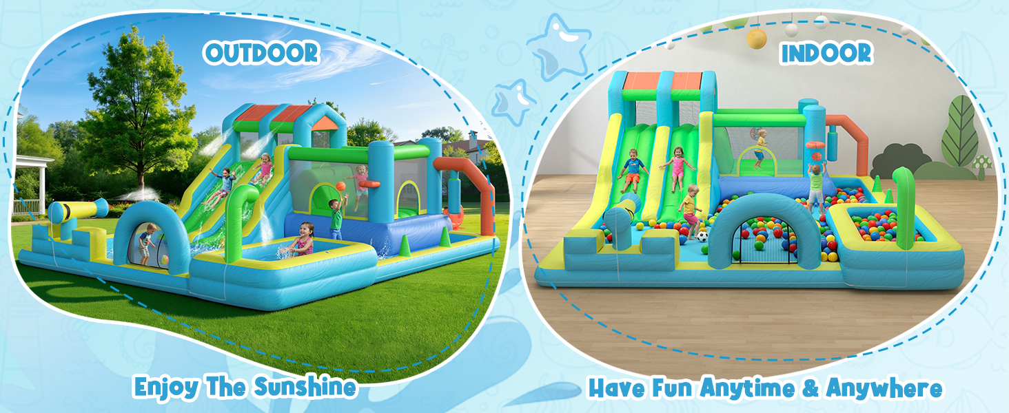 inflatable water slide for kids