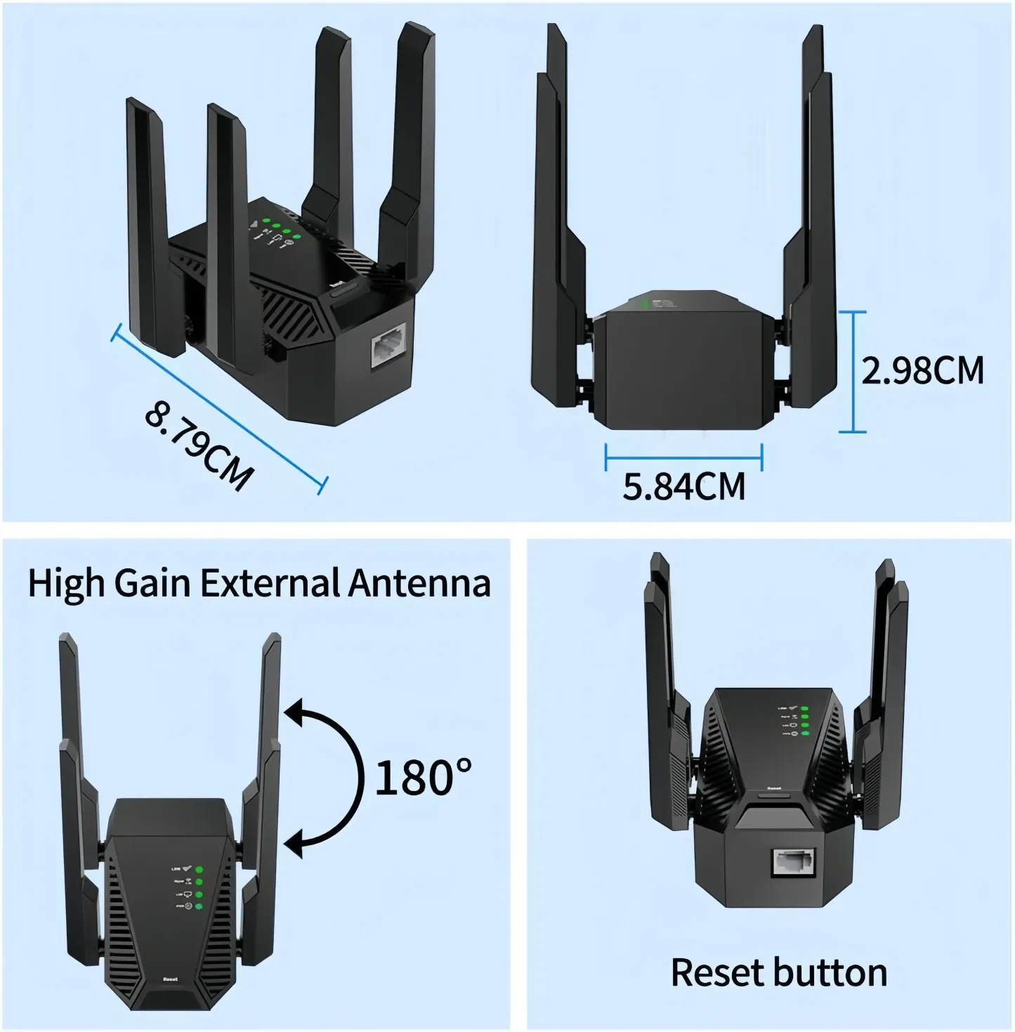 Vakoda WiFi‑förstärkare (Repeater)