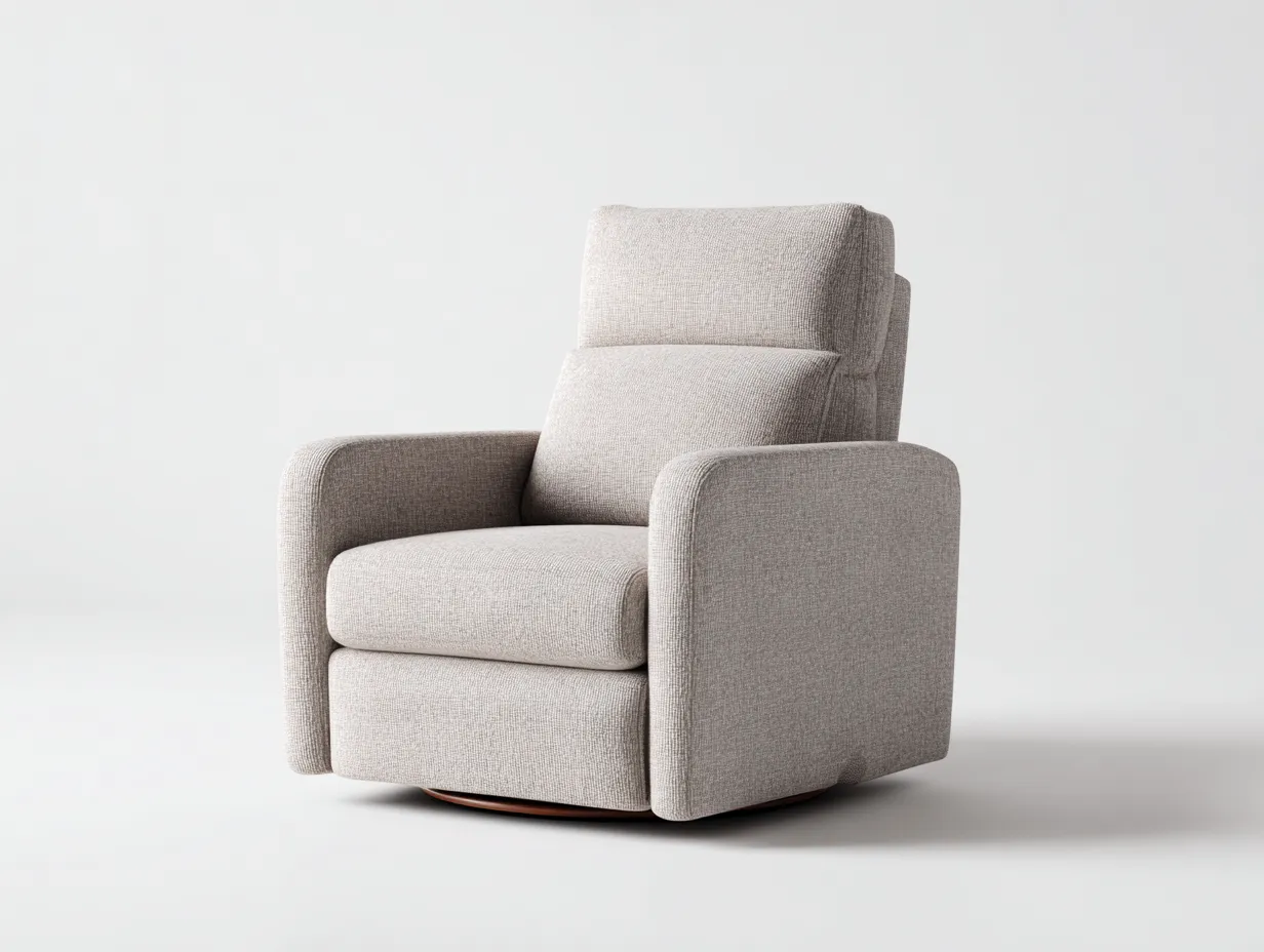 Poltrona reclinabile-tessuto-90x86x102 cm-beige chiaro-moderno-Sofamyhaus