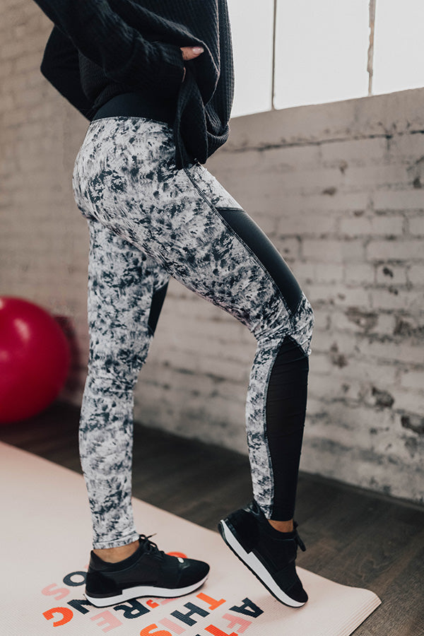 Breaking The Rules Mid Rise Legging in Grey-Beginning Fashion