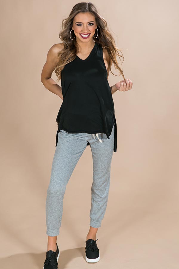 Coffee Break Tunic in Black-Beginning Fashion