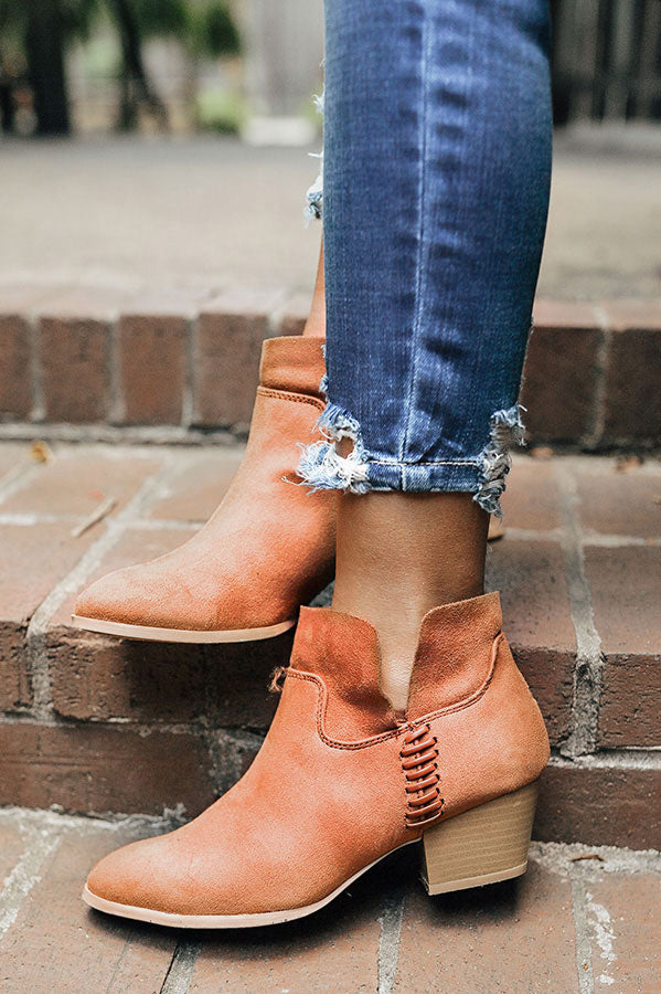 Estes Park Bootie In Camel-Beginning Fashion