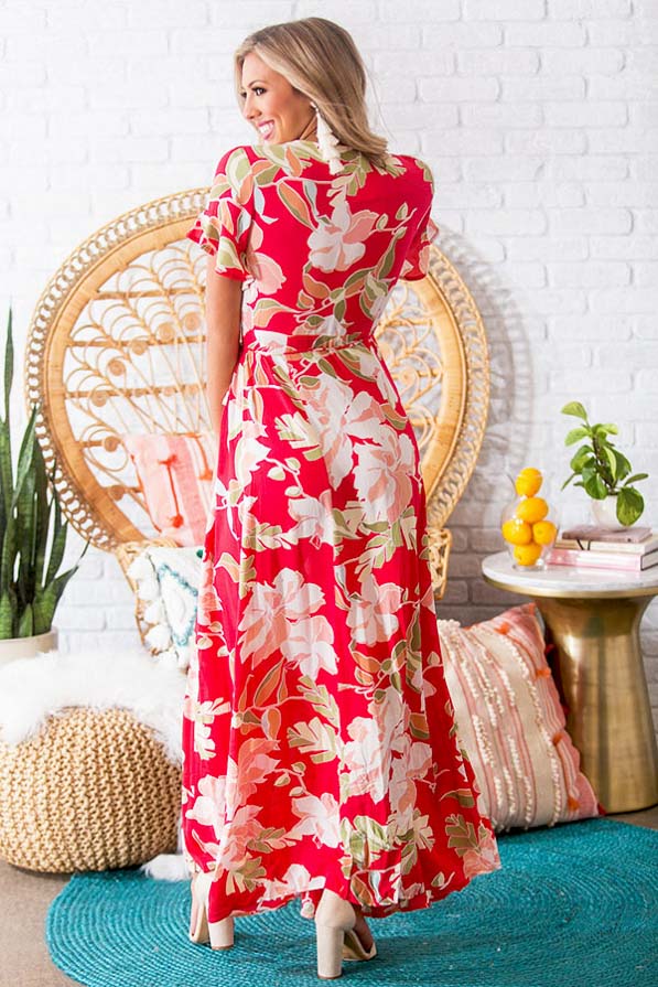 Bahama Sunset Wrap Maxi-Beginning Fashion