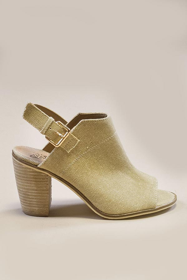 Hamptons Chic Peep Toe Heel-Beginning Fashion