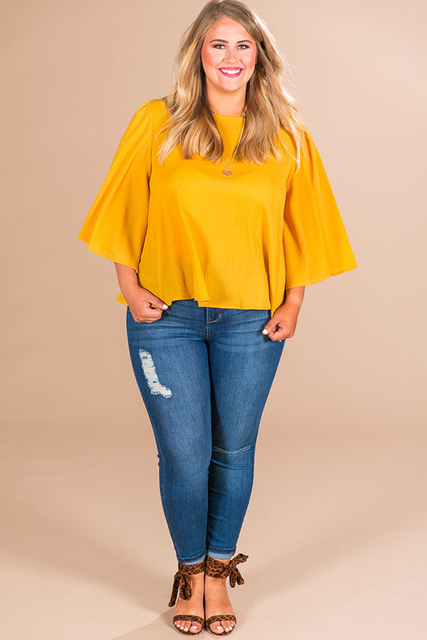 Heaven Sent Shift Top in Honey Curves-Beginning Fashion