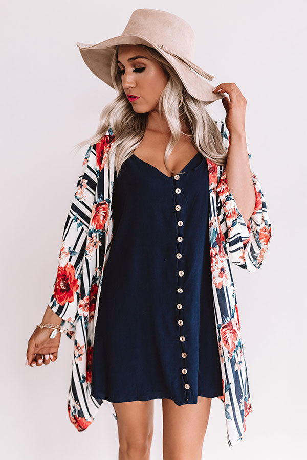 Beachside Livin' Stripe Overlay-Beginning Fashion