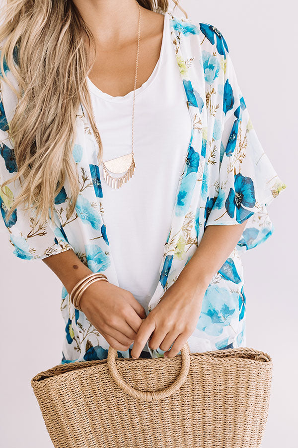 Bahama Floral Overlay in Ivory-Beginning Fashion