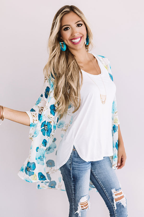 Bahama Floral Overlay in Ivory-Beginning Fashion