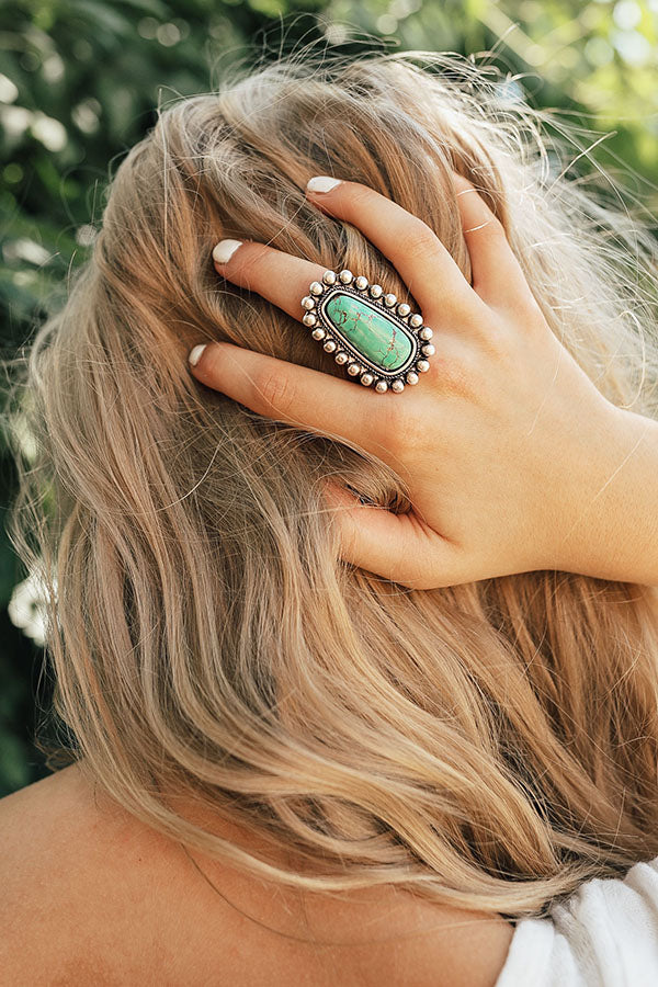 Bahama Turquoise Ring-Beginning Fashion