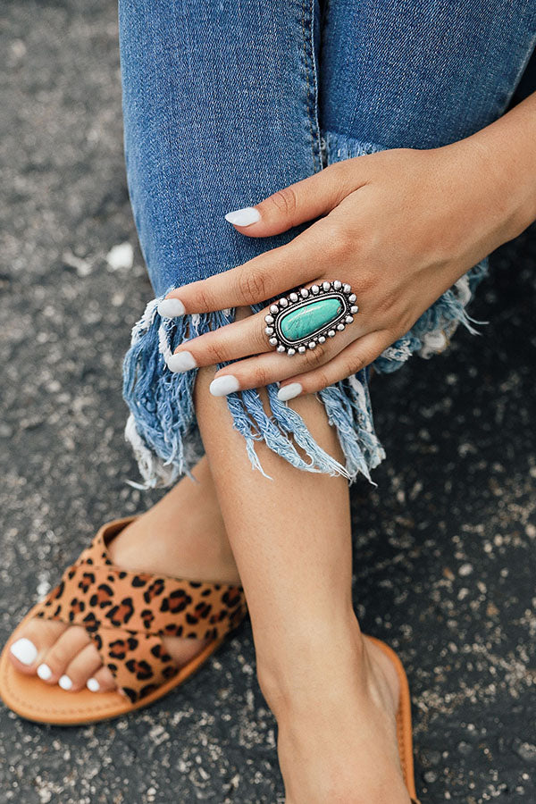 Bahama Turquoise Ring-Beginning Fashion