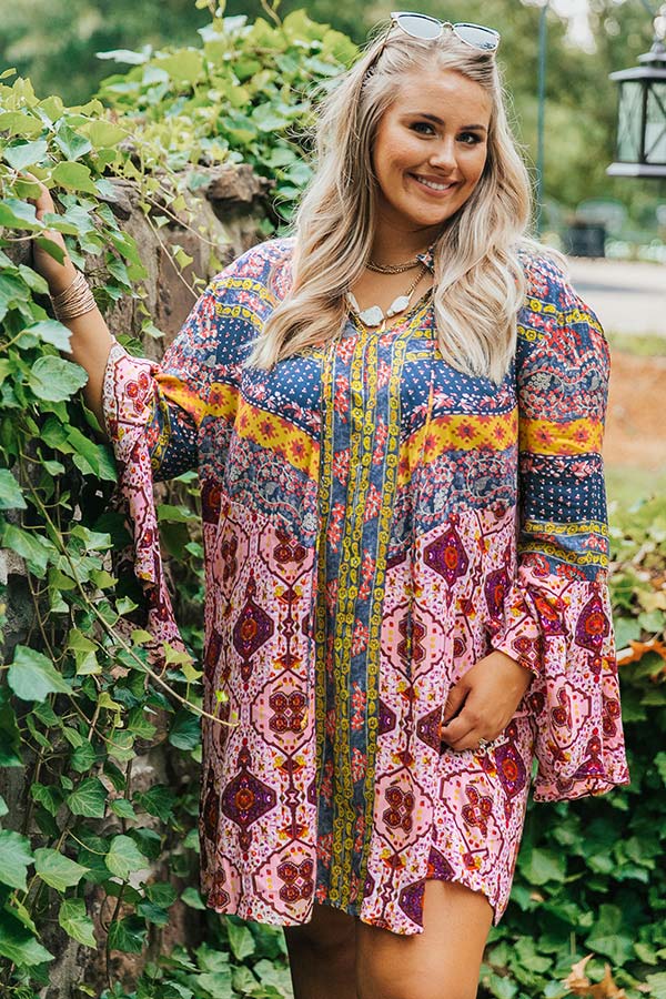 Bliss and Luxe Shift Dress Curves-Beginning Fashion
