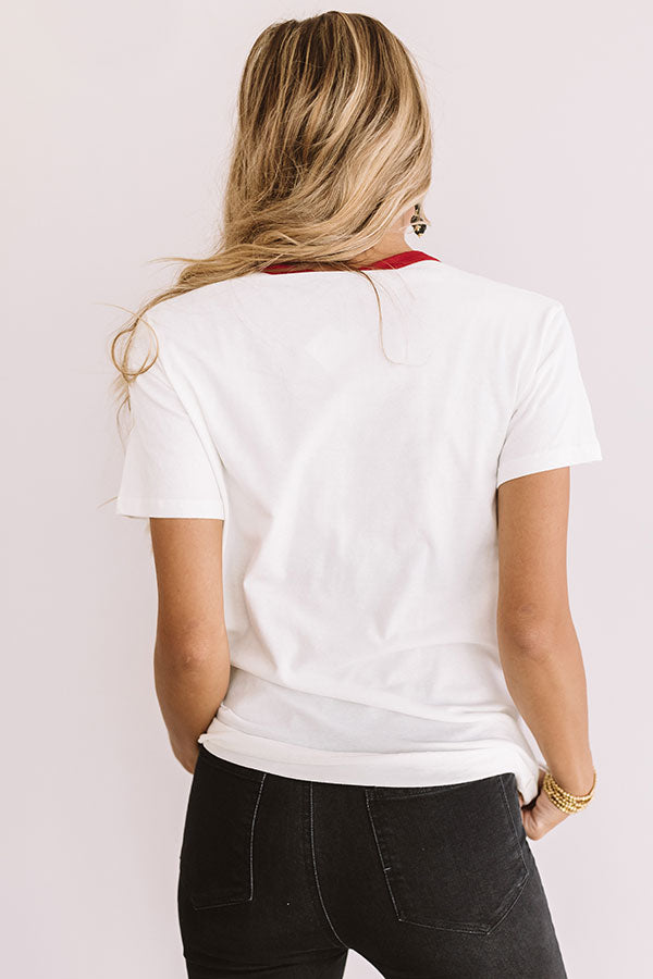 Game Day Shift Tee in Ivory-Beginning Fashion