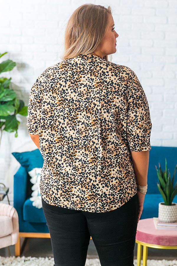 Bombshell Bliss Front Tie Top Curves-Beginning Fashion