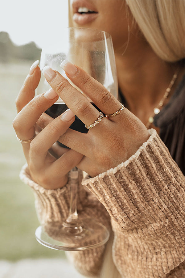 Dainty Dreaming Ring Set-Beginning Fashion