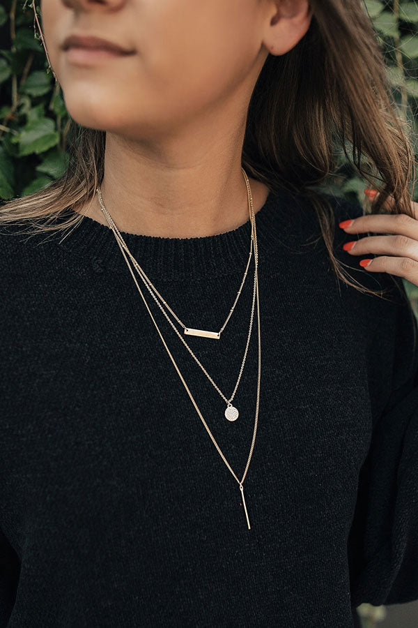 Going All Out Layered Necklace-Beginning Fashion