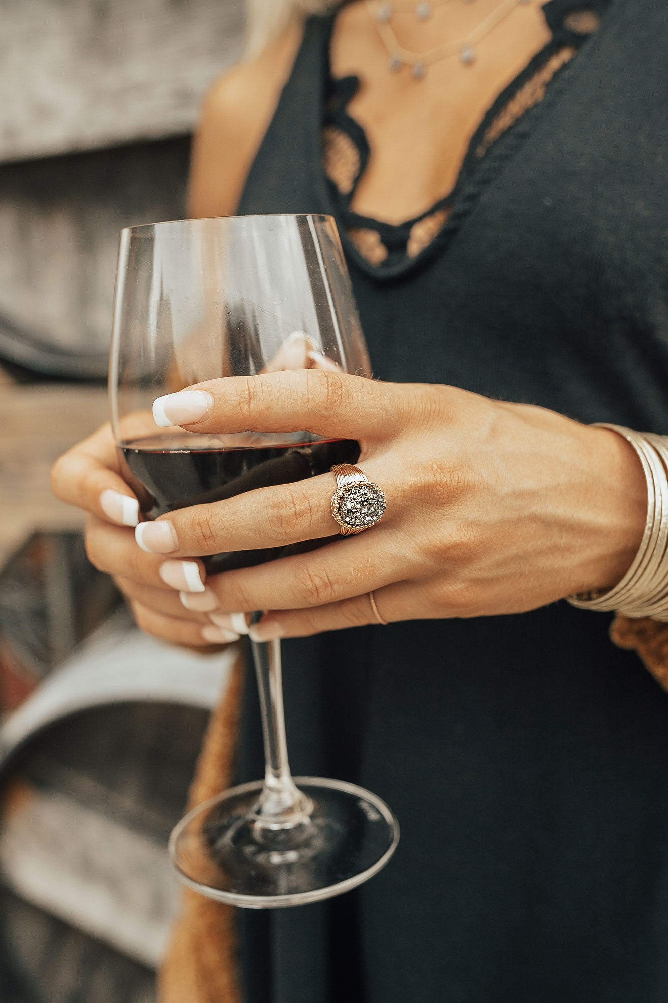 Druzy Darling Ring-Beginning Fashion