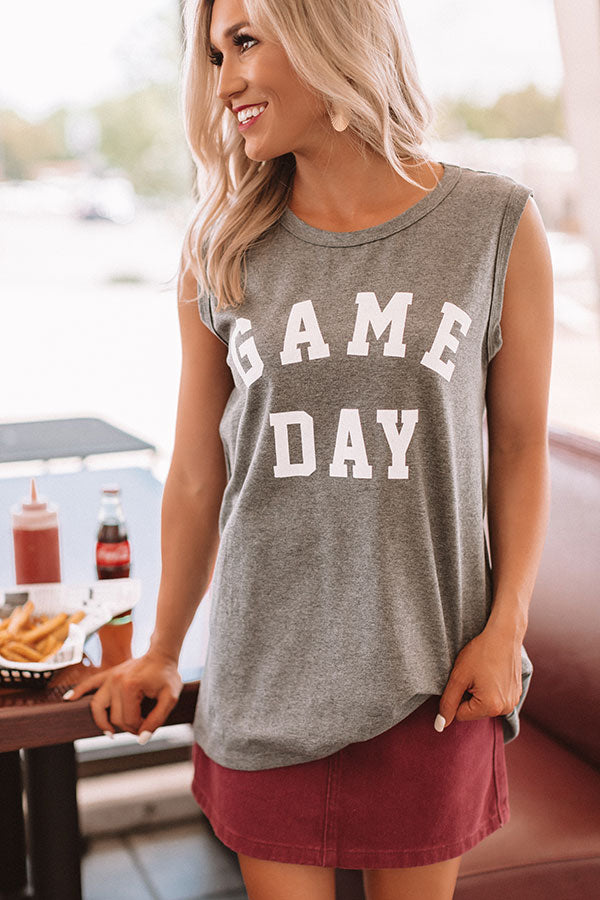 Game Day Shift Tank-Beginning Fashion