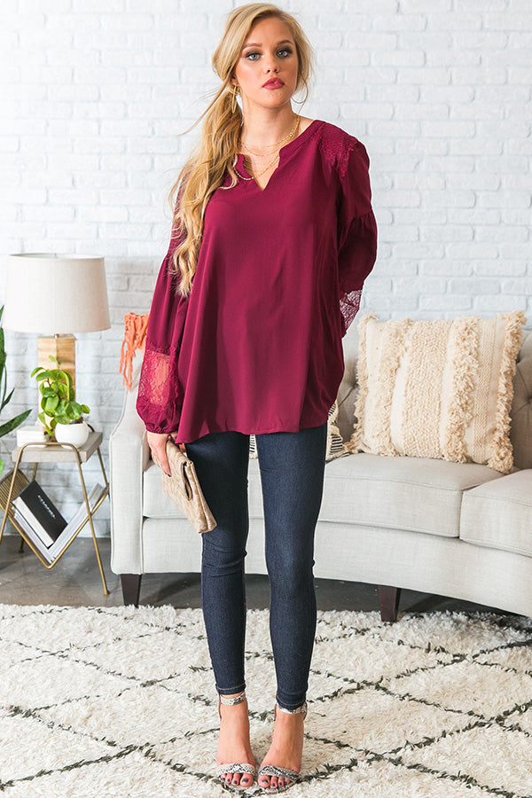 Cabernet Sauvignon Sippin' Shift top-Beginning Fashion