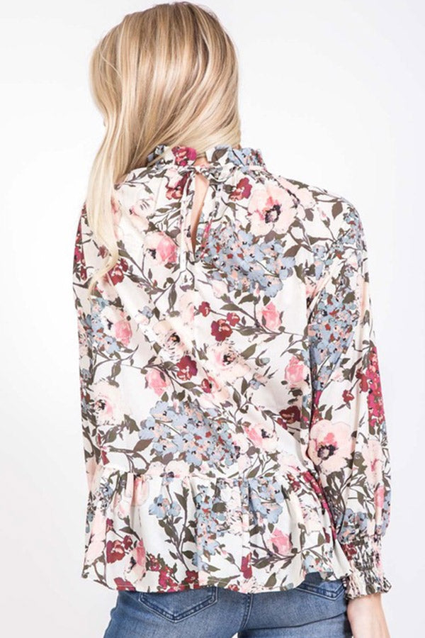 Berkshire Bloom Shift Top-Beginning Fashion