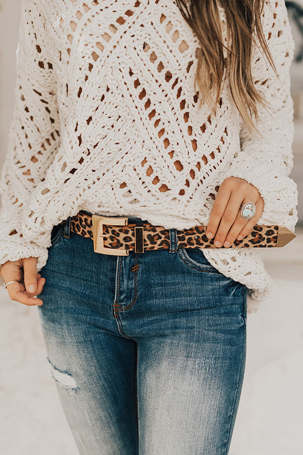 Boulevard Babe Leopard Belt-Beginning Fashion