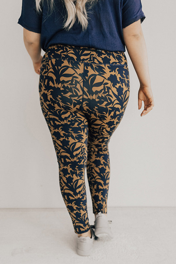 Barre, Then Mimosas High Waist Legging Curves-Beginning Fashion