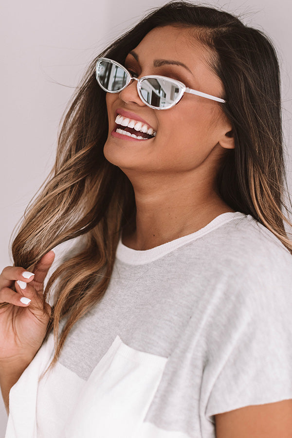 Catching Rays Sunnies In Silver-Beginning Fashion
