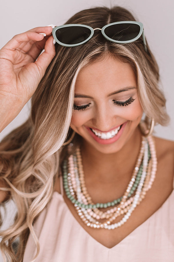 Catching Rays Sunnies In Mint-Beginning Fashion