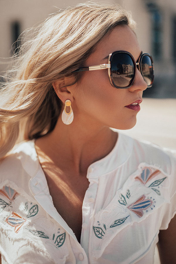 Hello, Hollywood Sunnies in Maple-Beginning Fashion