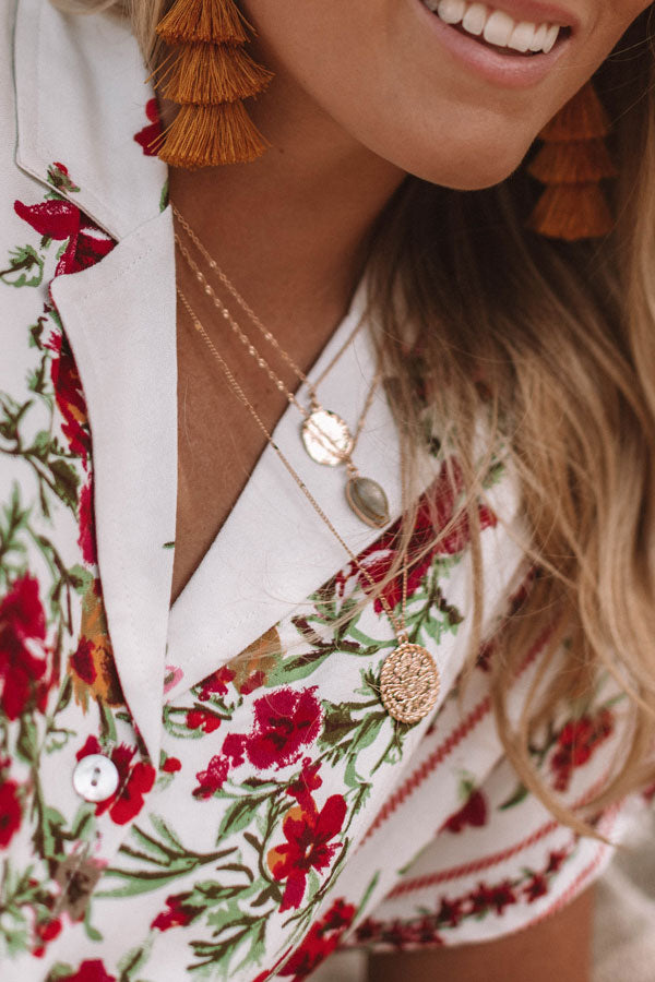 Beach Comber Layered Necklace-Beginning Fashion