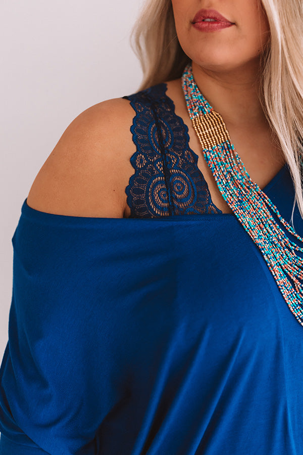 Babe Next Door Lace Bralette in Navy Curves-Beginning Fashion