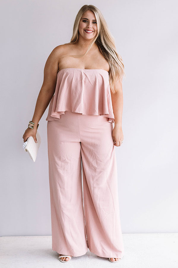 Chic In Miami Jumpsuit  Curves-Beginning Fashion
