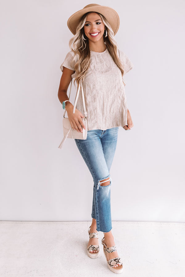 Brunch With A View Shift Top-Beginning Fashion