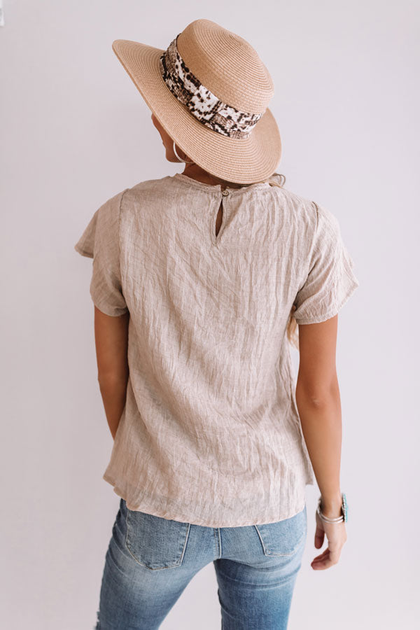 Brunch With A View Shift Top-Beginning Fashion